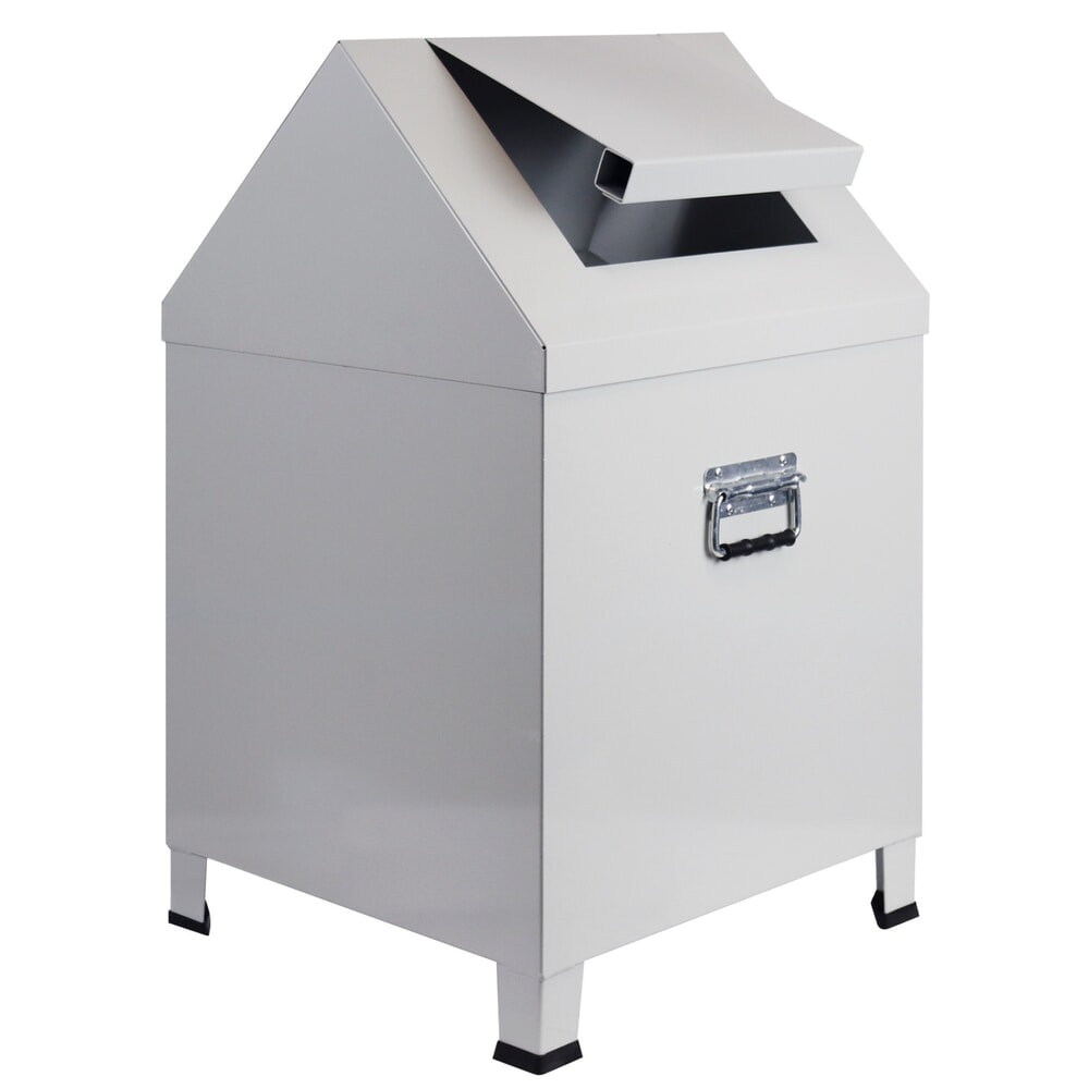 Číslo obrázka výrobku 8: Kontajner na textilný odpad, VV x Š x H 680 x 400 x 400 mm, svetlošedá
