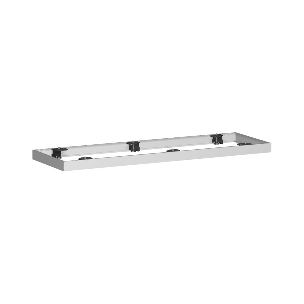 Číslo obrázka výrobku 1: Profesionálny kovový podstavec pre krížové rolety, Š x H x 50 x 1200 mm, strieborný