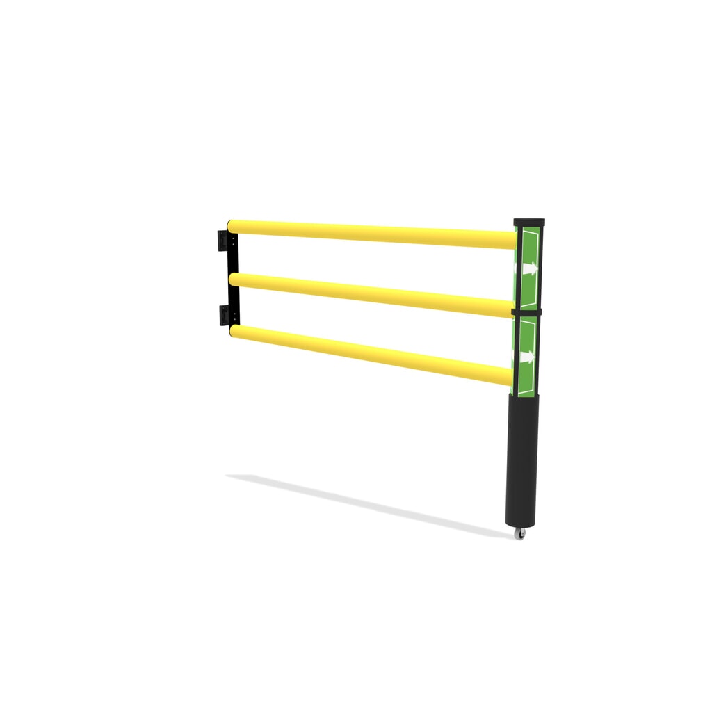 Číslo obrázka výrobku 2: krídlové dvere pre bezpečnostné koľajnice „Delta“, VxŠ 1200 x 1 750 mm, s rolkou