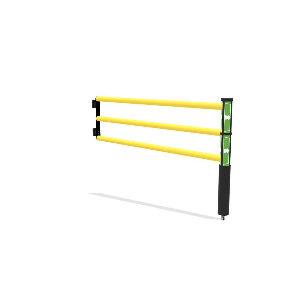 Číslo obrázka výrobku 2: Otočné dvere pre bezpečnostné koľajnice „Delta“, VxŠ 1200 x 2 000 mm, s rolkou