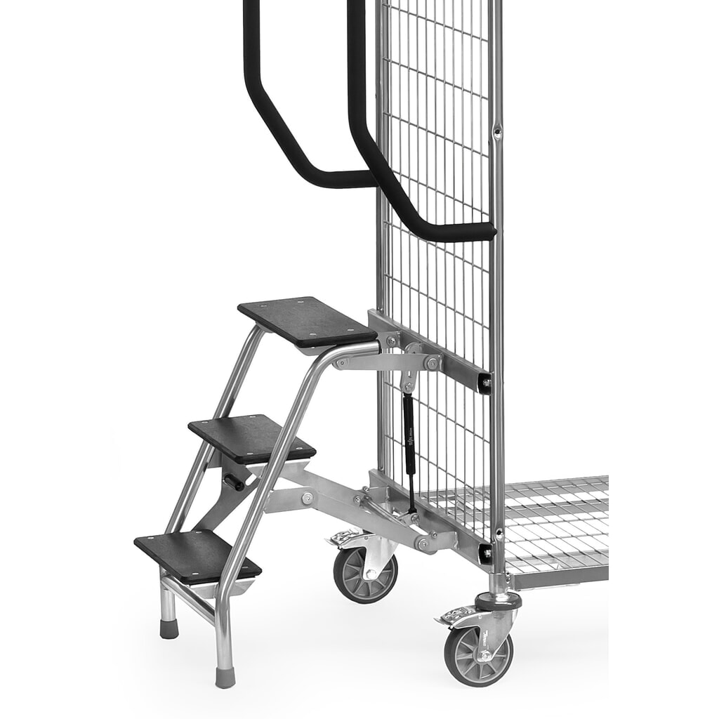 Kroky na zber vozíka fetra®, šírka 510 mm Obrázok výrobku: Kroky na zber vozíka fetra®, šírka 510 mm