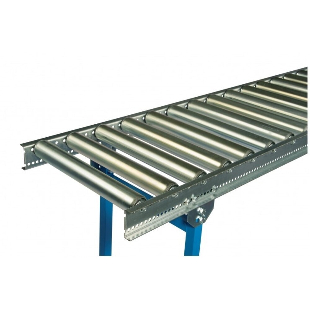 Číslo obrázka výrobku 1: Light valčekový dopravník, rúrkové oceľové valce, Ø 50 mm, D x Š 2 000 x 400 mm, stredová vzdialenosť 75 mm
