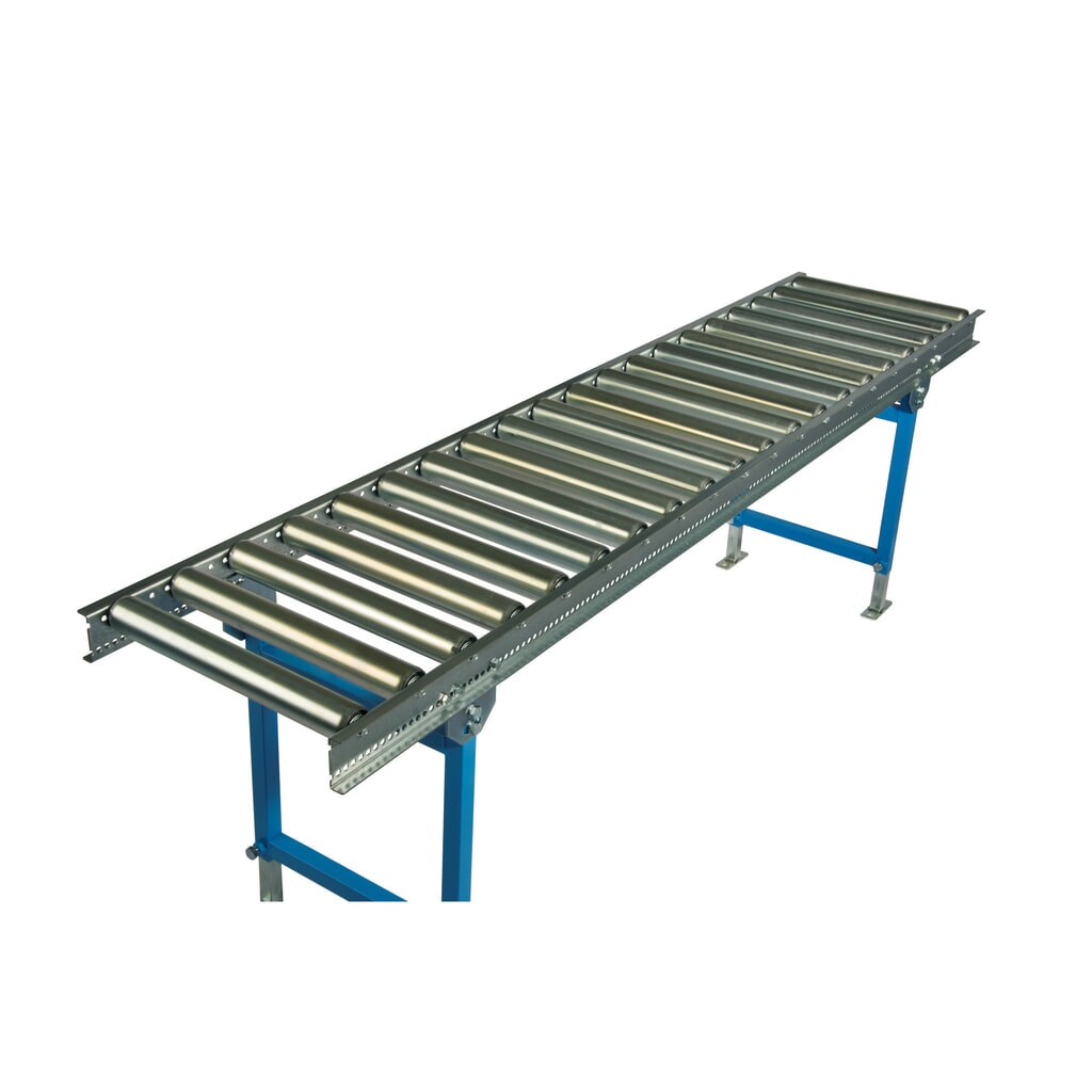 Ľahký valčekový dopravník, oceľové valčeky, Ø 50 mm, dĺžka dráhy 1 m, šírka dráhy 800 mm, osová vzdialenosť 62,5 mm Číslo obrázka výrobku 2: Ľahký valčekový dopravník, oceľové valčeky, Ø 50 mm, dĺžka dráhy 1 m, šírka dráhy 800 mm, osová vzdialenosť 62,5 mm
