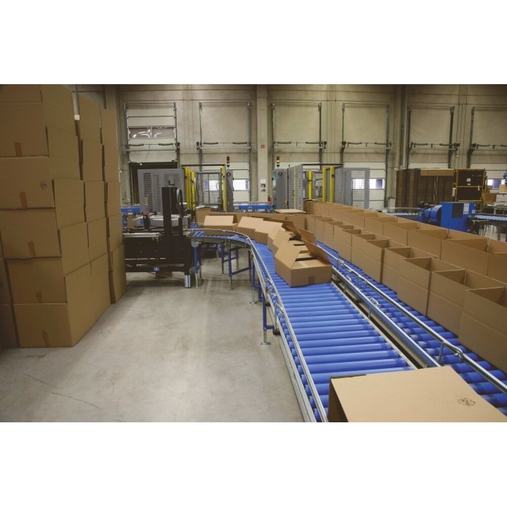 Číslo obrázka výrobku 3: Light valčekový dopravník, plastové valce, Ø 50 mm, D x Š 1,000 x 400 mm, stredová vzdialenosť 100 mm