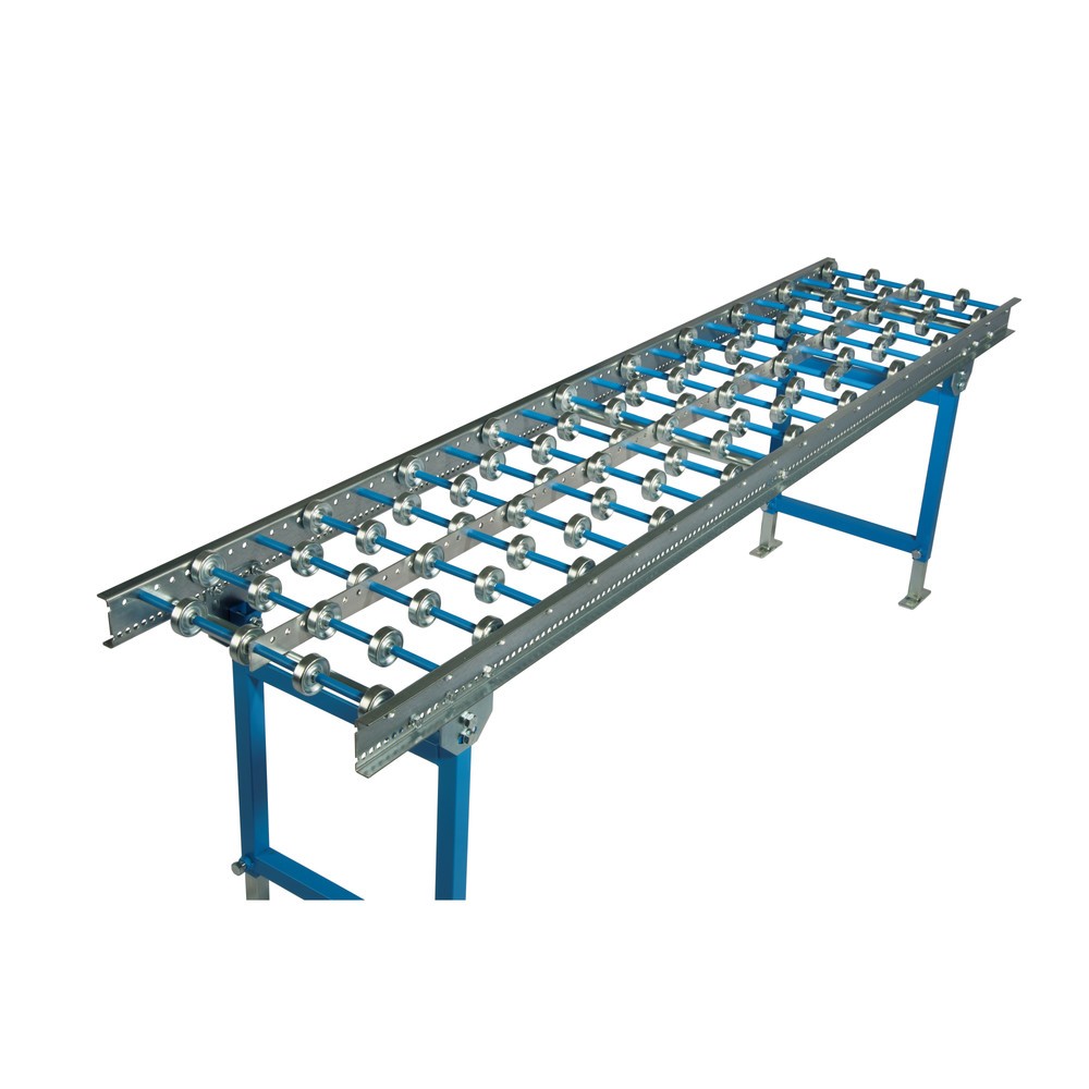 Číslo obrázka výrobku 2: Light valcová dráha, oceľové valce, Ø 48 mm, D x Š 1,000 x 300 mm, stredová vzdialenosť 200 mm