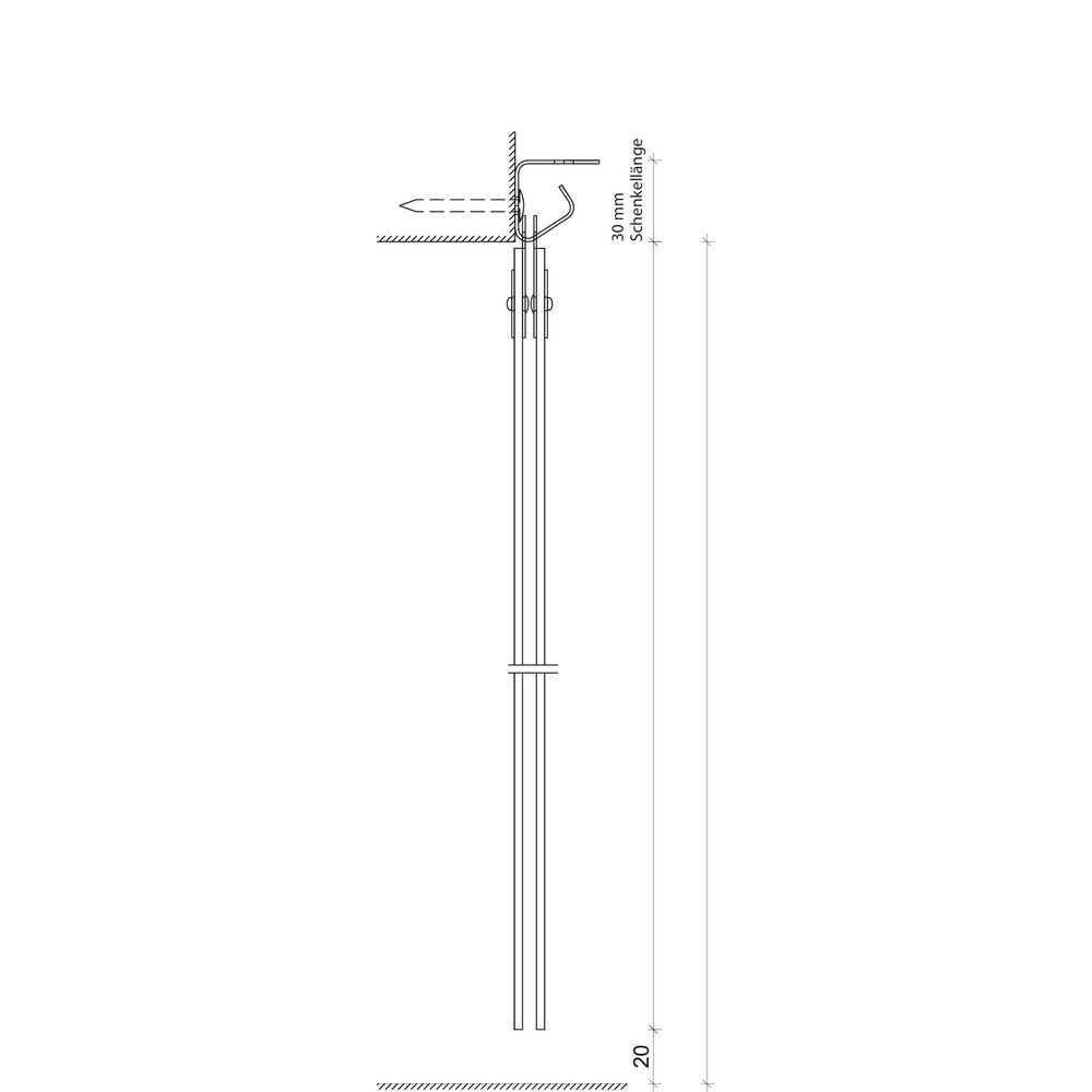 Číslo obrázka výrobku 7: Lamelový záves do interiéru, dĺžka pásov 2 800 mm, prekrytie 77 mm