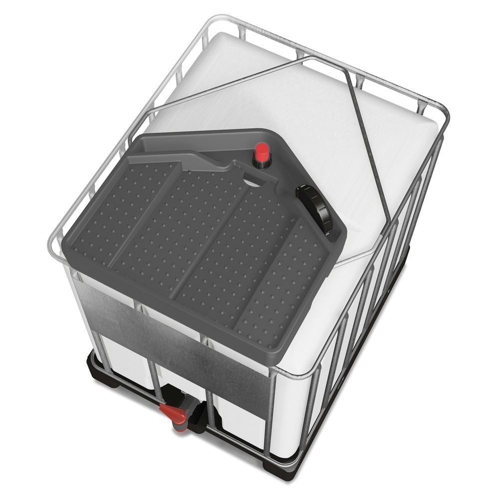 Číslo obrázka výrobku 3: Lievik pre IBC, V x Š x H 175 x 790 x 730 mm, objem 15 litrov