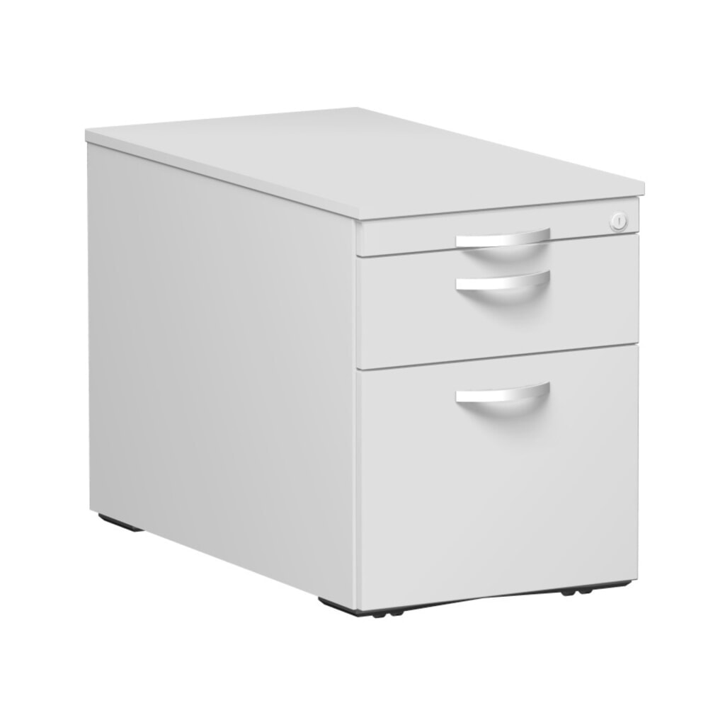 Lisabon mobilný kontajner so závesným registrom, V x Š x H 566 x 800 x 430 mm, kovové údery, svetlošedá Obrázok výrobku: Lisabon mobilný kontajner so závesným registrom, V x Š x H 566 x 800 x 430 mm, kovové údery, svetlošedá