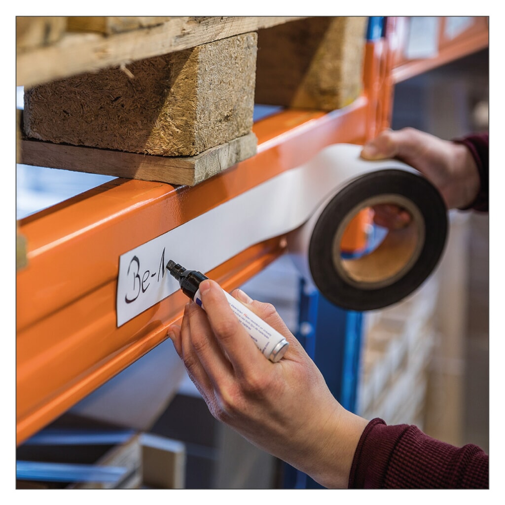 Číslo obrázka výrobku 6: Magnetická popisovacia páska, kotúč, výška 30 mm, červená