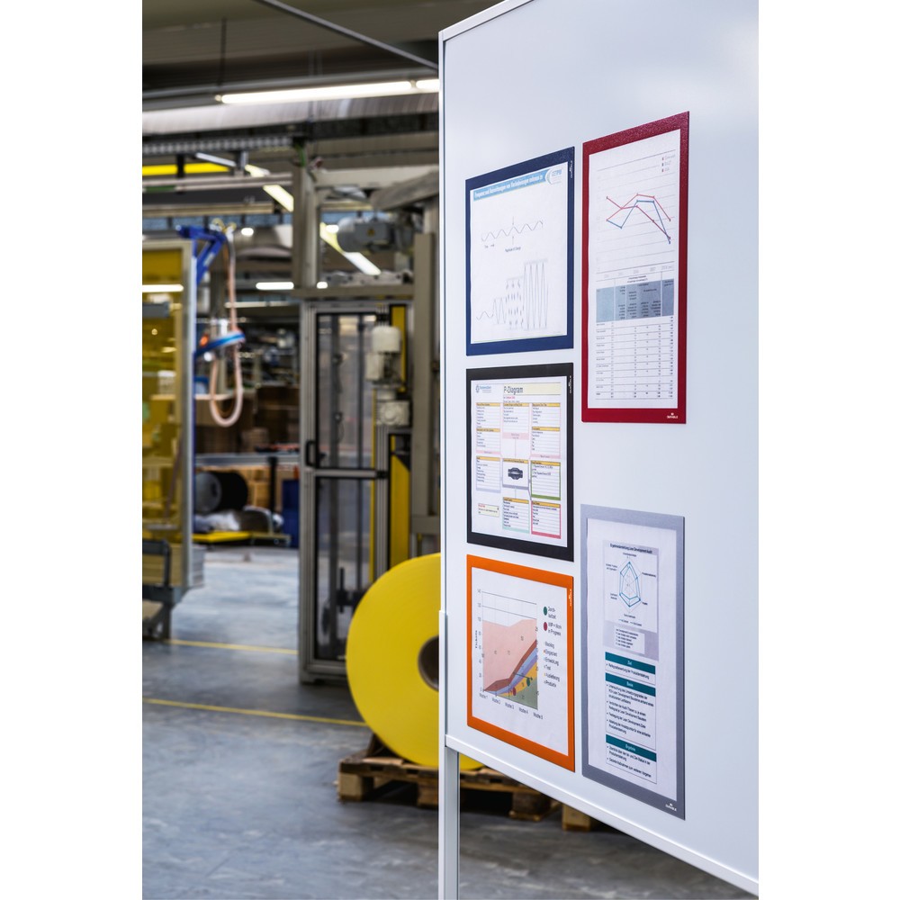 Číslo obrázka výrobku 1: Magnetický rám DURABLE DURAFRAME®, DIN A4, oranžový