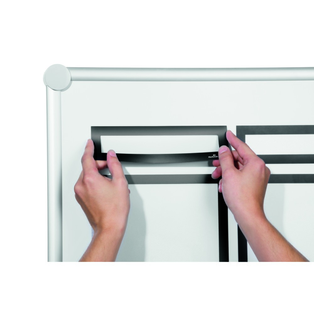 Číslo obrázka výrobku 6: Magnetický rám DURABLE DURAFRAME® Top, DIN A4, čierny