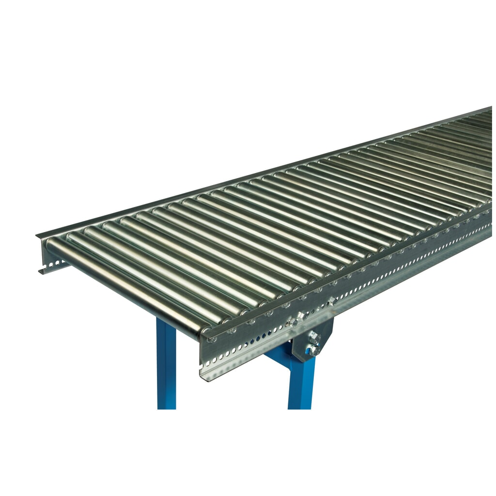 Obrázok výrobku: BLUME malá valčeková dráha, oceľové rúrkové valčeky Ø 30 mm, závitová os, D × Š 1 000 × 200 mm