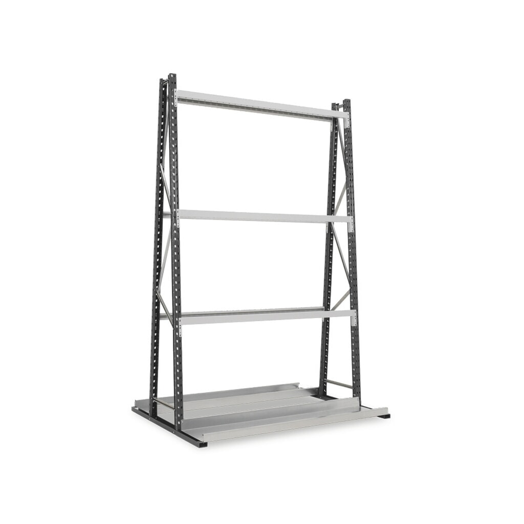 ManOrga Vertikálny regál, obojstranný, základné pole, v × š × h 2 500 × 1 500 × 680 mm Obrázok výrobku: ManOrga Vertikálny regál, obojstranný, základné pole, v × š × h 2 500 × 1 500 × 680 mm