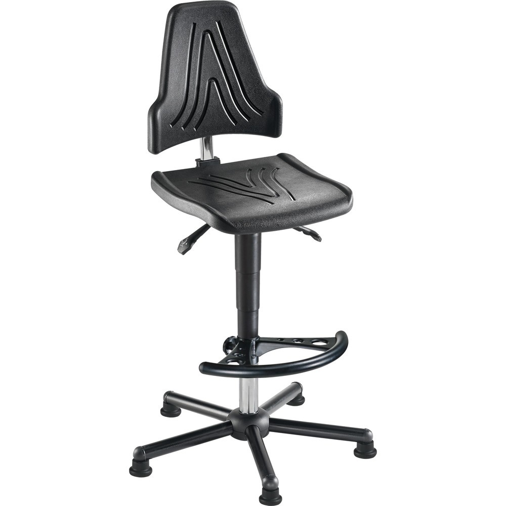 Číslo obrázka výrobku 1: Meychair Workster Complex XXL ESD Pracovná otočná stolička PU Pena Floor Glider