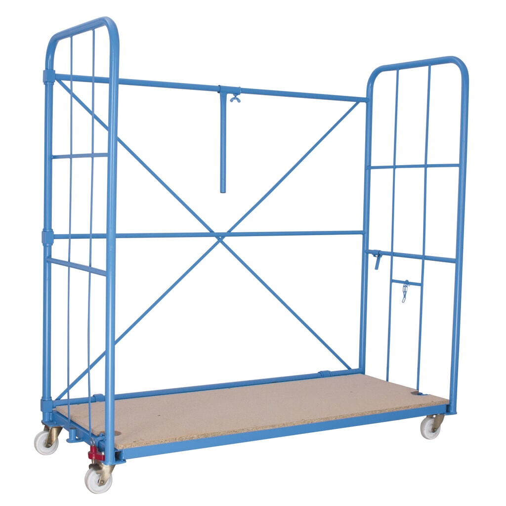Nábytkový rolbox so mriežkovými bokmi a zadnými vzperami, V x Š x H 1,730 x 1,730 x 730 mm Obrázok výrobku: Nábytkový rolbox so mriežkovými bokmi a zadnými vzperami, V x Š x H 1,730 x 1,730 x 730 mm