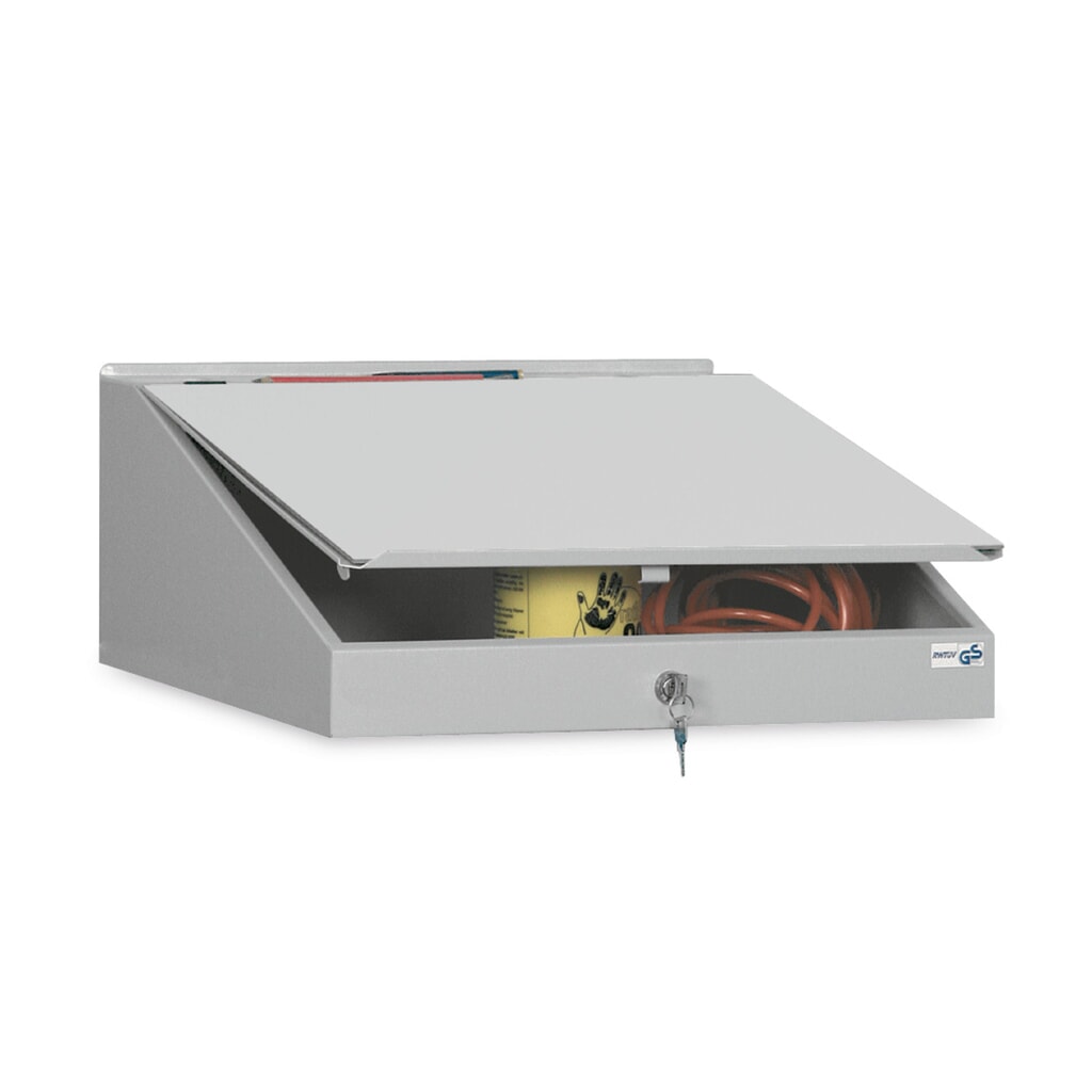 Nadstavec na písací pult pre dielenskú prístavnú skriňu stumpf®, Š x H 490 x 505 mm, zamykateľný Obrázok výrobku: Nadstavec na písací pult pre dielenskú prístavnú skriňu stumpf®, Š x H 490 x 505 mm, zamykateľný