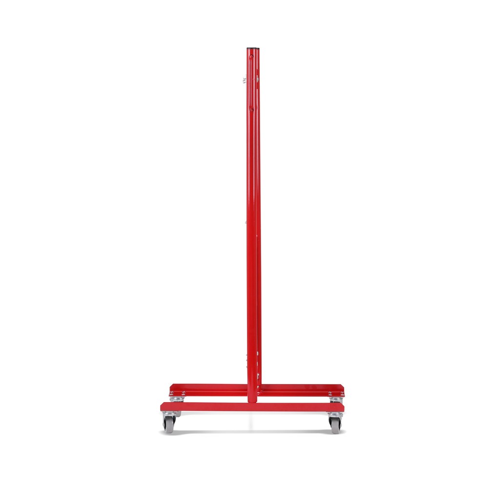 Číslo obrázka výrobku 3: Nožnicová mriežka, kolieska na oboch stranách, šírka 3 600 mm, červená/biela