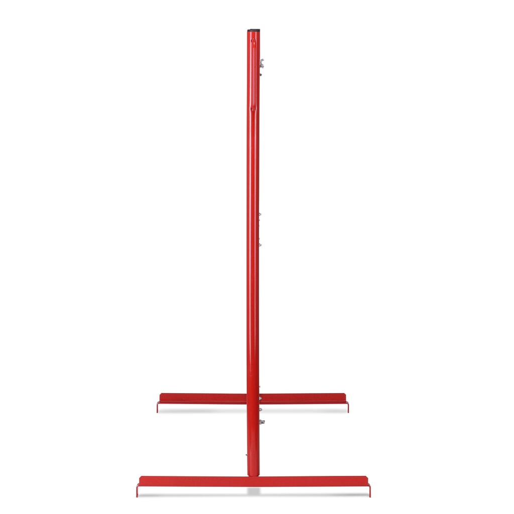 Číslo obrázka výrobku 7: Nožnicová mriežka, stojan na oboch stranách, šírka 3 600 mm, červená/biela