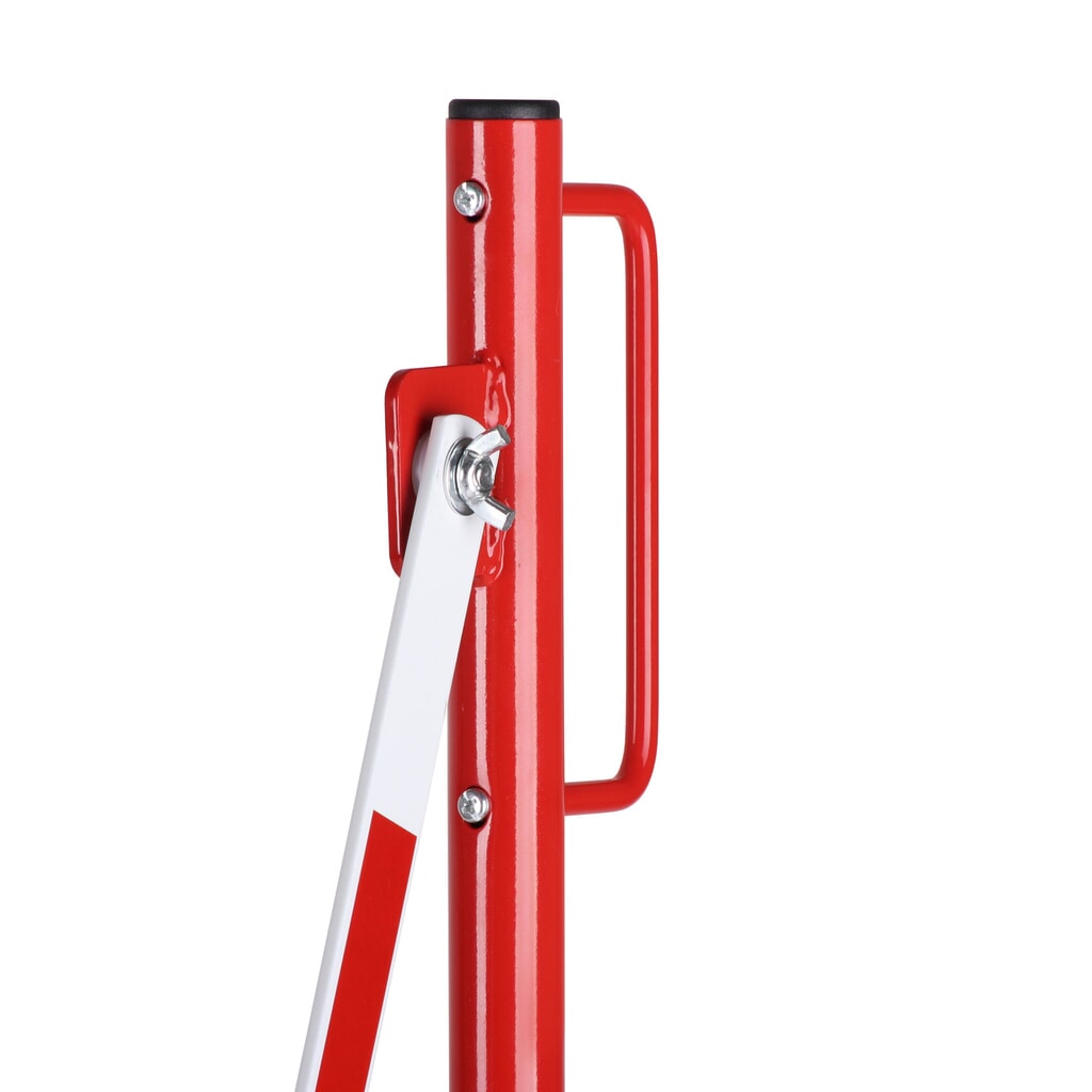 Číslo obrázka výrobku 9: Nožnicová mriežka, stojan na oboch stranách, šírka 3 600 mm, červená/biela