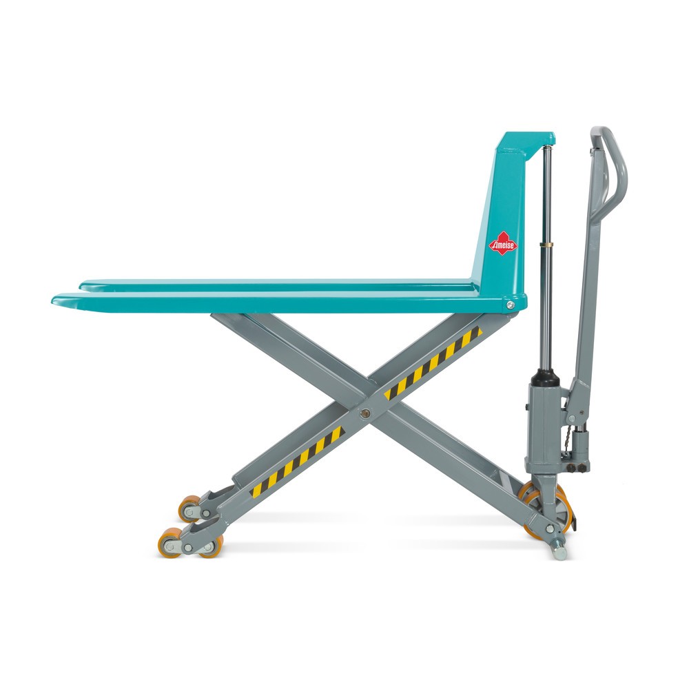 Číslo obrázka výrobku 3: Nožnicový zdvíhací stôl Ameise® PTM 1.5 Scissor s rýchlozdvihom, nosnosť 1 500 kg, dĺžka vidlíc 1 200 mm