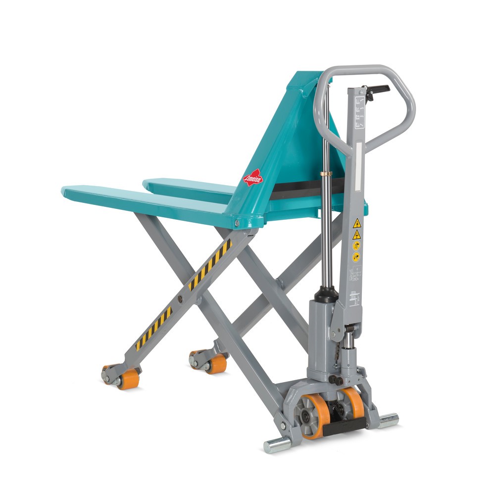 Číslo obrázka výrobku 4: Nožnicový zdvíhací stôl Ameise® PTM 1.5 Scissor s rýchlozdvihom, nosnosť 1 500 kg, dĺžka vidlíc 1 200 mm