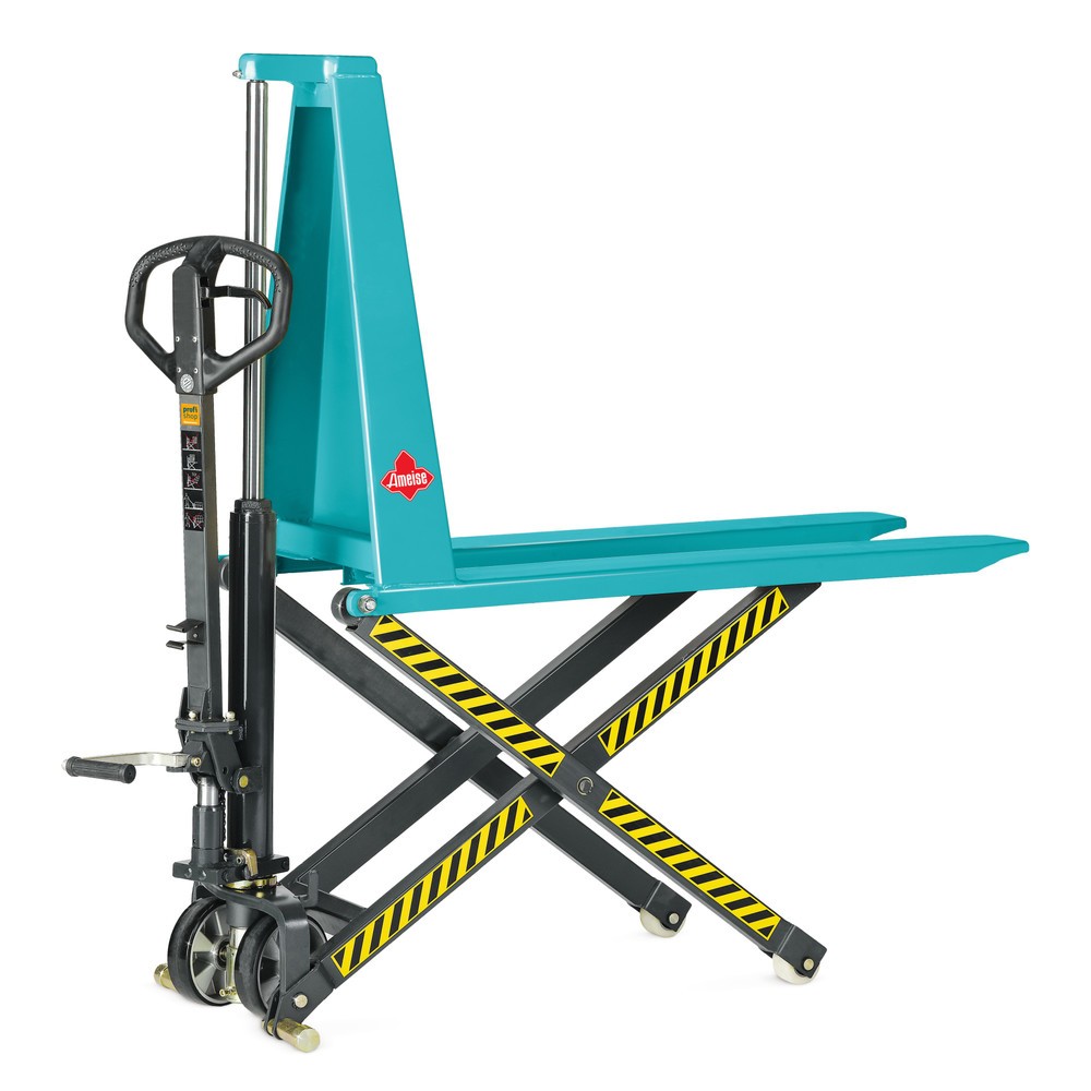 Obrázok výrobku: Nožnicový zdvíhací stôl Ameise® PTM 1.0 s rýchlozdvihom, nosnosť 1000 kg, dĺžka vidlíc 1150 mm