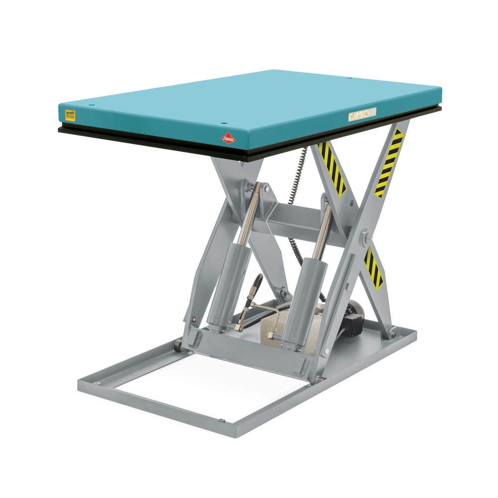Obrázok výrobku: Nožnicový zdvíhací stôl Ameise®, jednoduché nožnice, nosnosť 500 kg, plošina à 1 300 x 800 mm