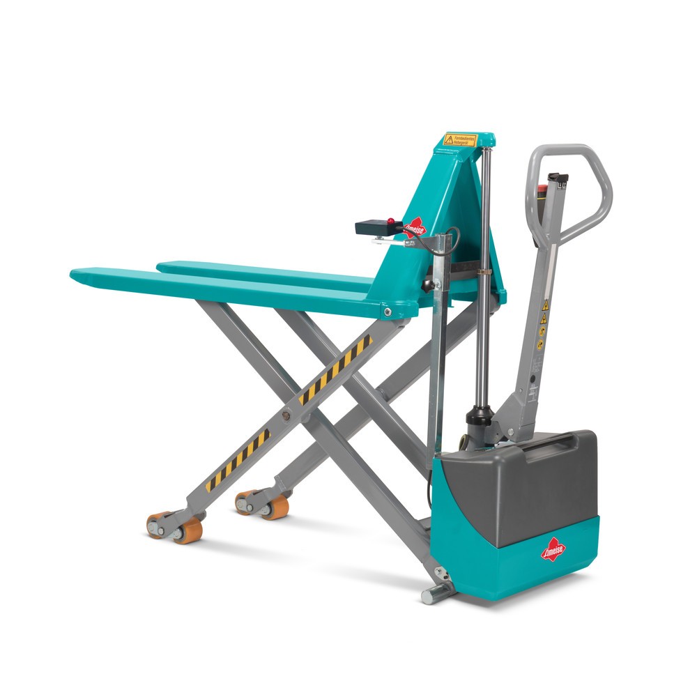 Obrázok výrobku: Nožnicový elektrohydraulický zdvíhací stôl Ameise® PTM 1.5 Scissor, nosnosť 1500 kg, dĺžka vidlíc 1200 mm