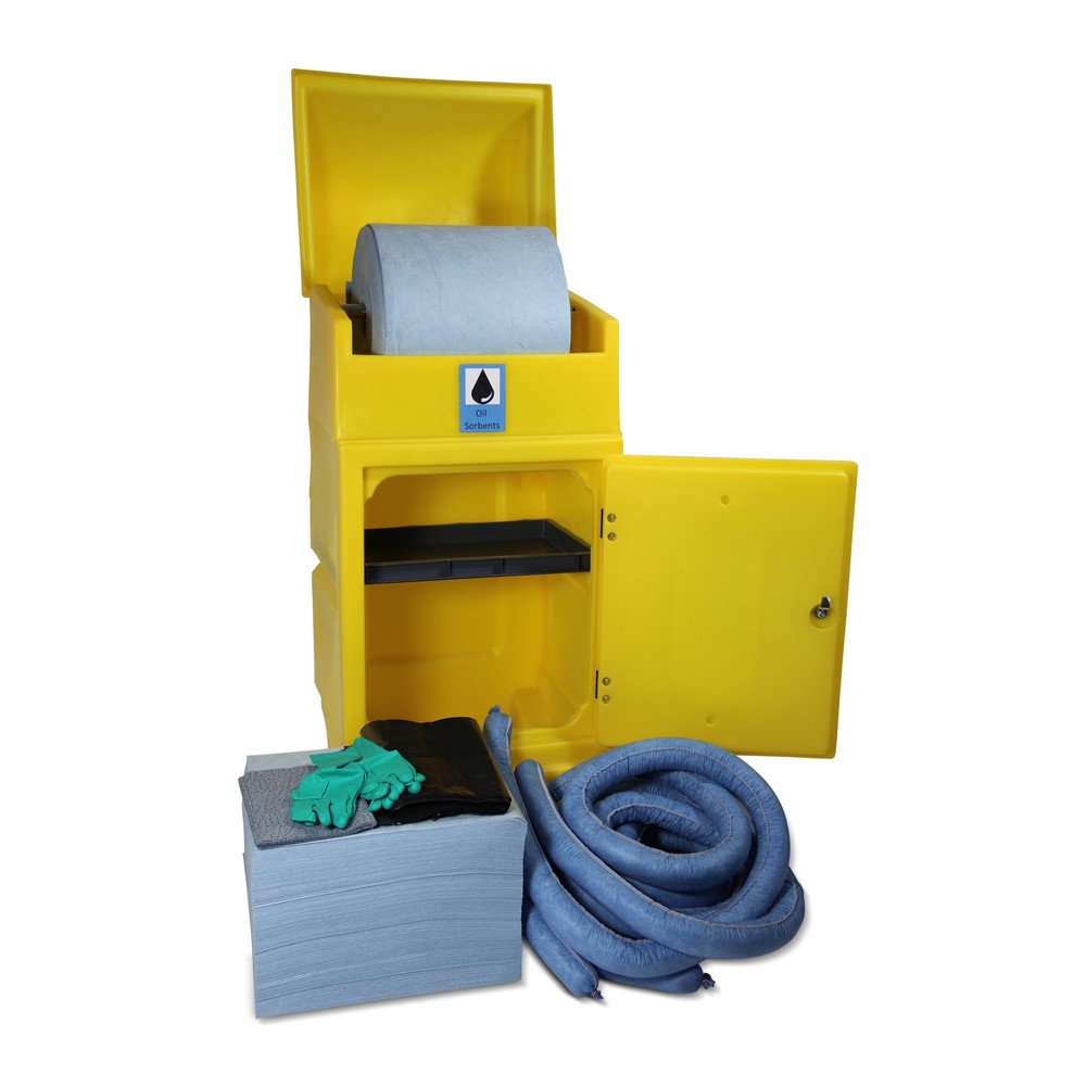 Číslo obrázka výrobku 2: Núdzová sada olej, valcový sud, objem 300 litrov, modrá