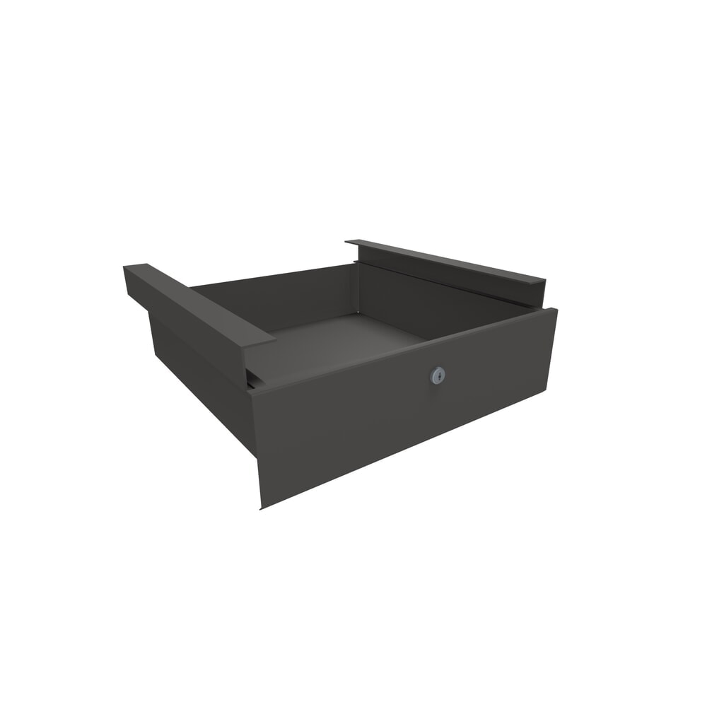 Obrázok výrobku: Oceľová zásuvka pre systém baliaceho stola Rocholz, v × š × h 150 × 520 × 500 mm