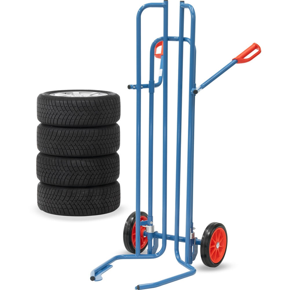 Číslo obrázka výrobku 3: Oceľové táčky na pneumatiky fetra®, nosnosť 200 kg, na 8 pneumatík, celogumové pneumatiky