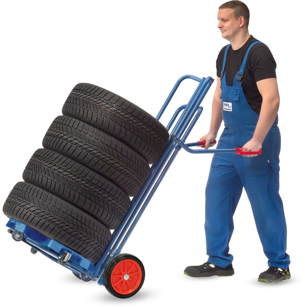 Číslo obrázka výrobku 7: Oceľové táčky na pneumatiky fetra®, nosnosť 200 kg, na 8 pneumatík, celogumové pneumatiky