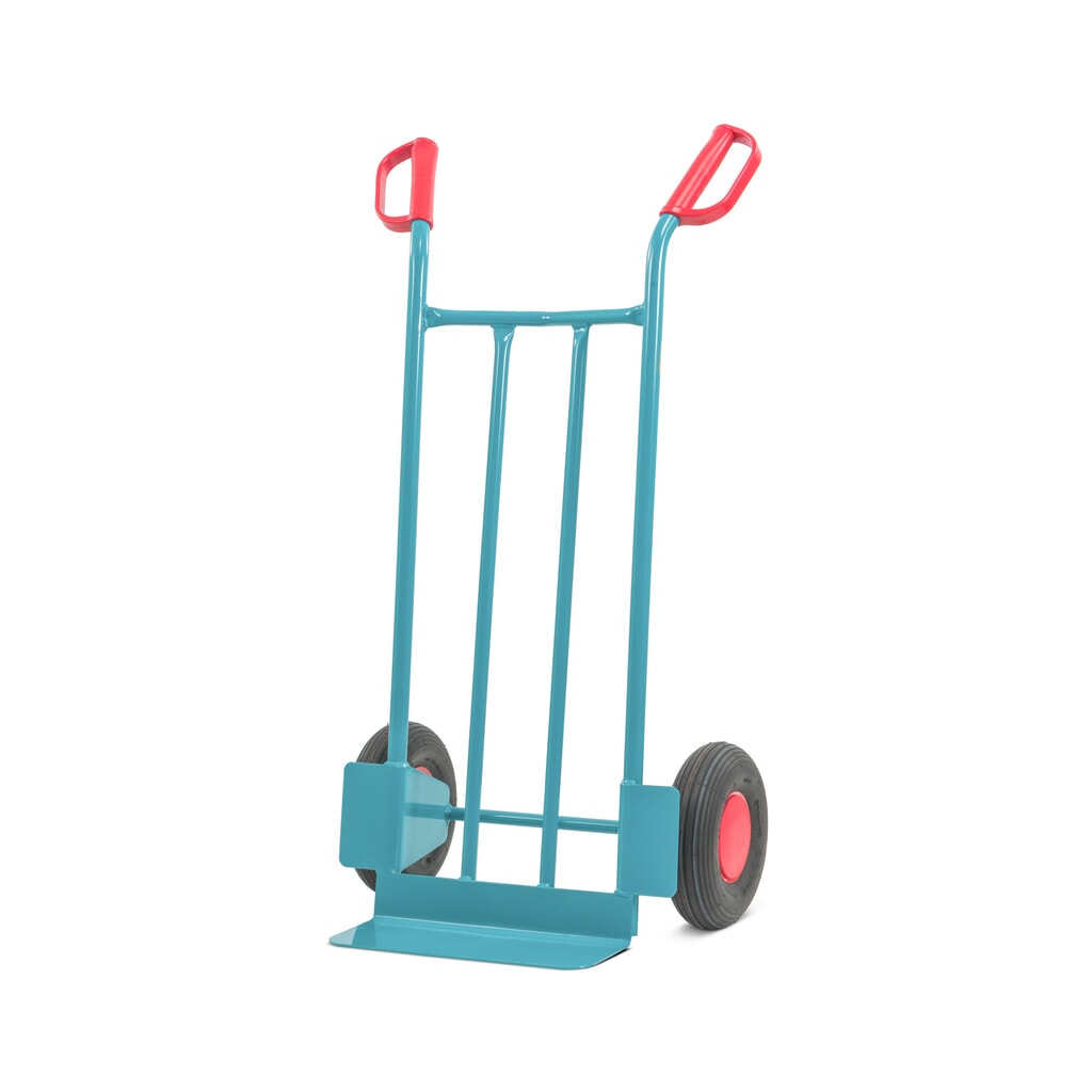 Oceľový trubkový vozík Ameise®, nosnosť 250 kg, lopatka š x H 400 x 150 mm, vzduchové pneumatiky Obrázok výrobku: Oceľový trubkový vozík Ameise®, nosnosť 250 kg, lopatka š x H 400 x 150 mm, vzduchové pneumatiky