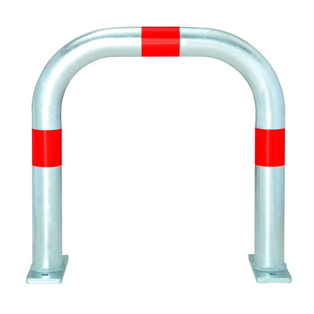Číslo obrázka výrobku 1: Ochranný kryt nabíjacej stanice, priemer 60 mm, Š x V 500 x 500 mm, pre hmoždinky, červené reflexné krúžky