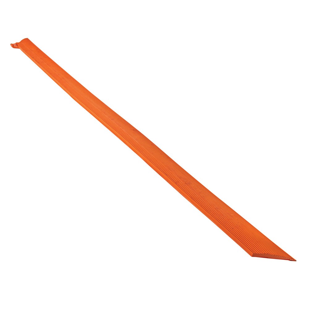 Číslo obrázka výrobku 3: Okrajová lišta protiúnavovej rohože z nitrilovej gumy, drážka, Š x H 910 x 52 mm, oranžová
