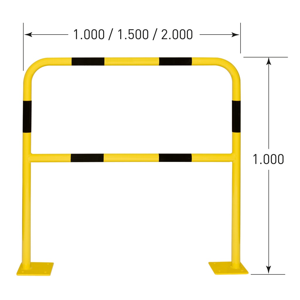 Číslo obrázka výrobku 3: Ochranný oblúk Small, vnútorná oblasť, V x Š 1 000 x 1 000 mm