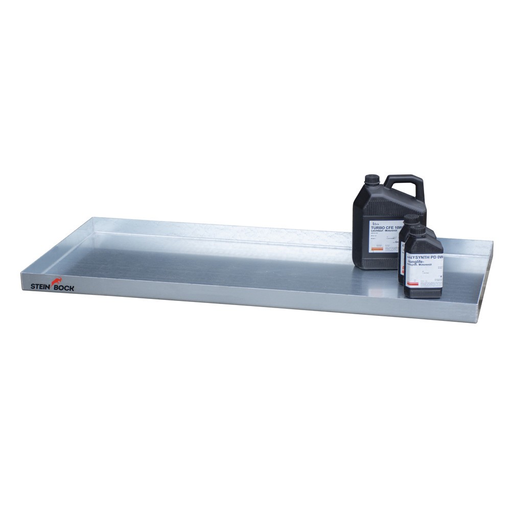 Číslo obrázka výrobku 2: Odkvapkávacia vaňa pre malé nádoby, z ocele, v x š x h 60 x 600 x 1 390 mm