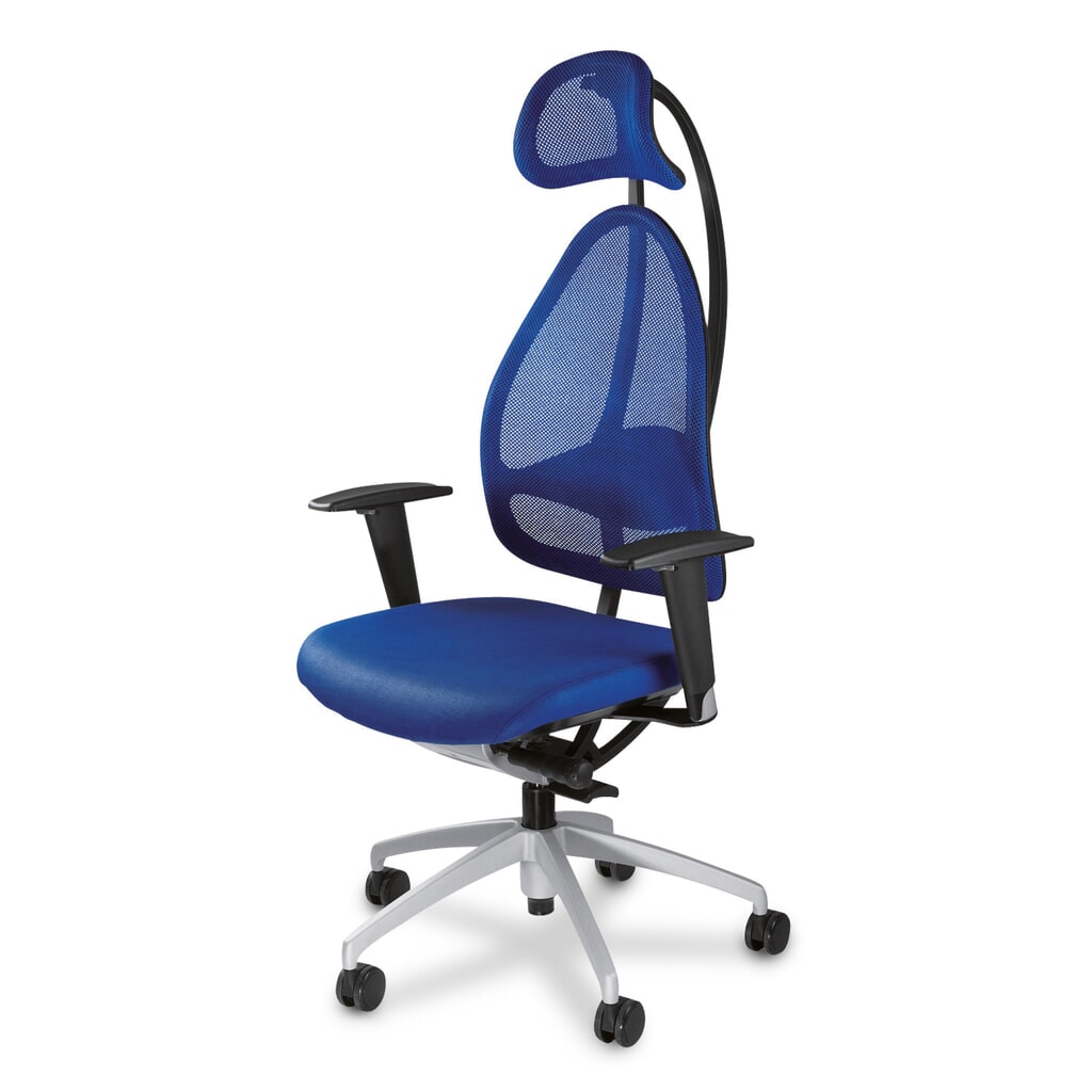 Obrázok výrobku: Kancelárska otočná stolička Topstar® Open Base 10, s opierkou hlavy, ergonomické vyhotovenie, čierna