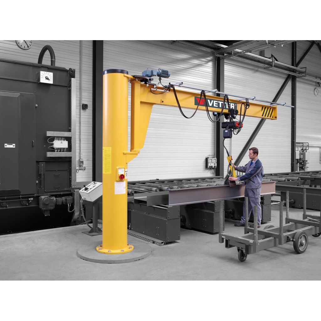 Otočný žeriav VETTER® vrát. elektrického kladkostroja LIFTKET, stĺpové vyhotovenie s nízkou konštrukciou, vrát. upevňovacieho materiálu, polomer 3 000 mm, nosnosť 125 kg Číslo obrázka výrobku 5: Otočný žeriav VETTER® vrát. elektrického kladkostroja LIFTKET, stĺpové vyhotovenie s nízkou konštrukciou, vrát. upevňovacieho materiálu, polomer 3 000 mm, nosnosť 125 kg