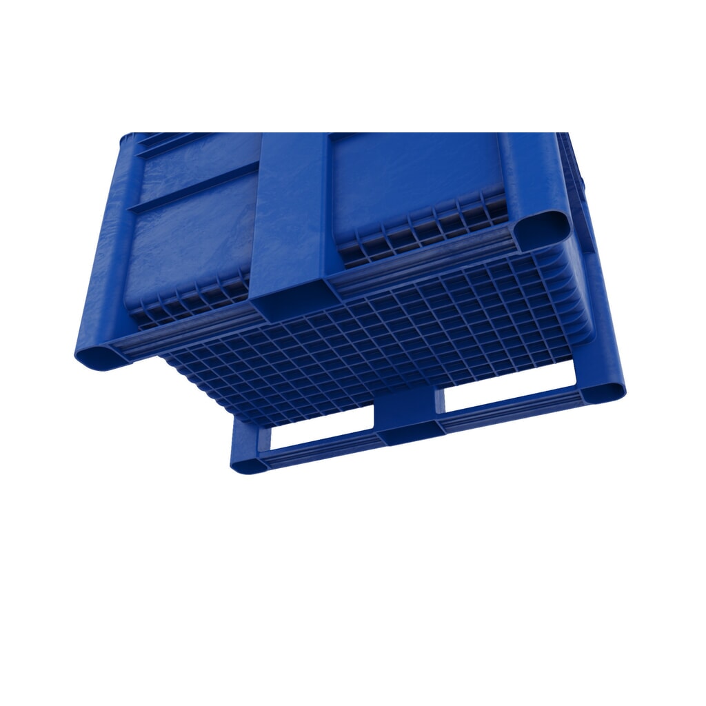 DOLAV Paletový box, 500 l, modrý Číslo obrázka výrobku 3: DOLAV Paletový box, 500 l, modrý