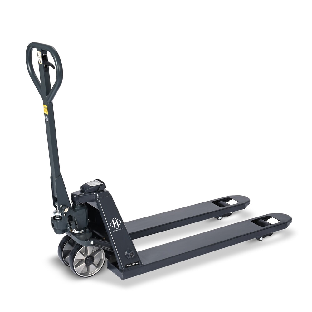 Paletový vozík s váhou HEMMDAL PTM 2.0 Scale, s krokmi po 5 kg, nosnosť 2 000 kg Obrázok výrobku: Paletový vozík s váhou HEMMDAL PTM 2.0 Scale, s krokmi po 5 kg, nosnosť 2 000 kg
