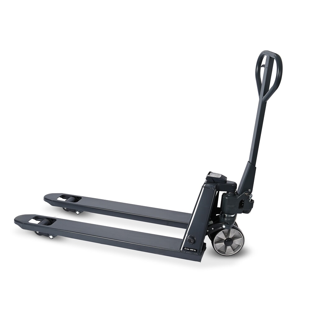 Číslo obrázka výrobku 14: Paletový vozík s váhou HEMMDAL PTM 2.0 Scale, s krokmi po 5 kg, nosnosť 2 000 kg