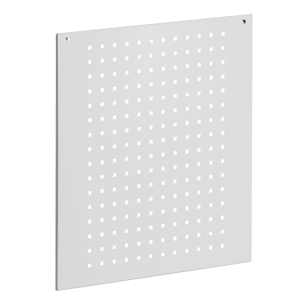 Číslo obrázka výrobku 2: Bočná perforovaná doska pre pracovné stoly Fami, V x Š x H 669 x 610 x 18 mm, RAL 7035
