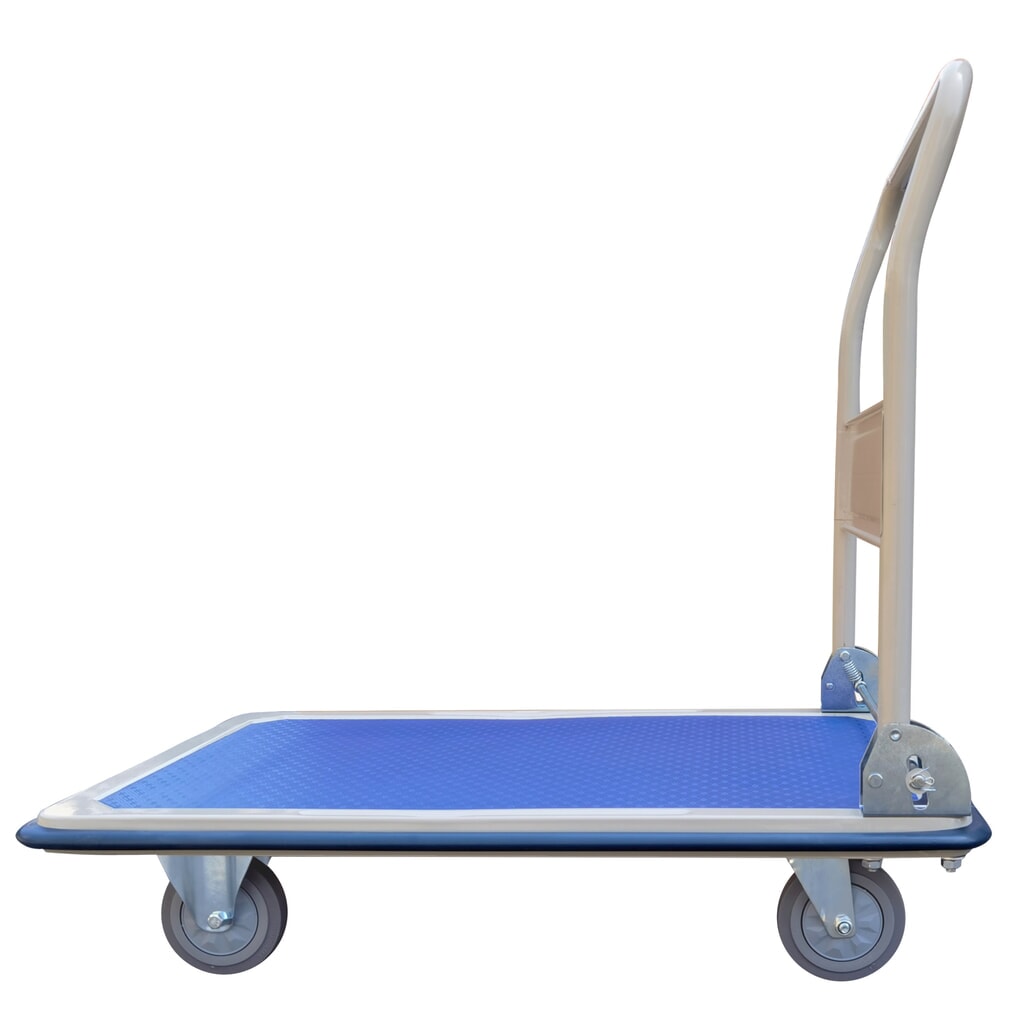 Číslo obrázka výrobku 7: Oceľový skladací plošinový vozík 300kg š xH 610 x 910mm
