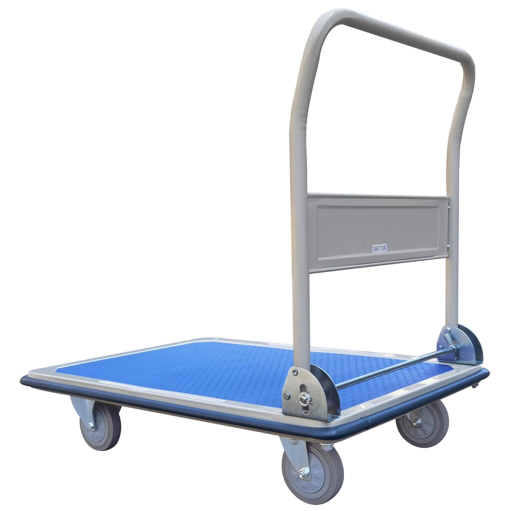 Oceľový skladací plošinový vozík 300kg š xH 610 x 910mm Číslo obrázka výrobku 8: Oceľový skladací plošinový vozík 300kg š xH 610 x 910mm