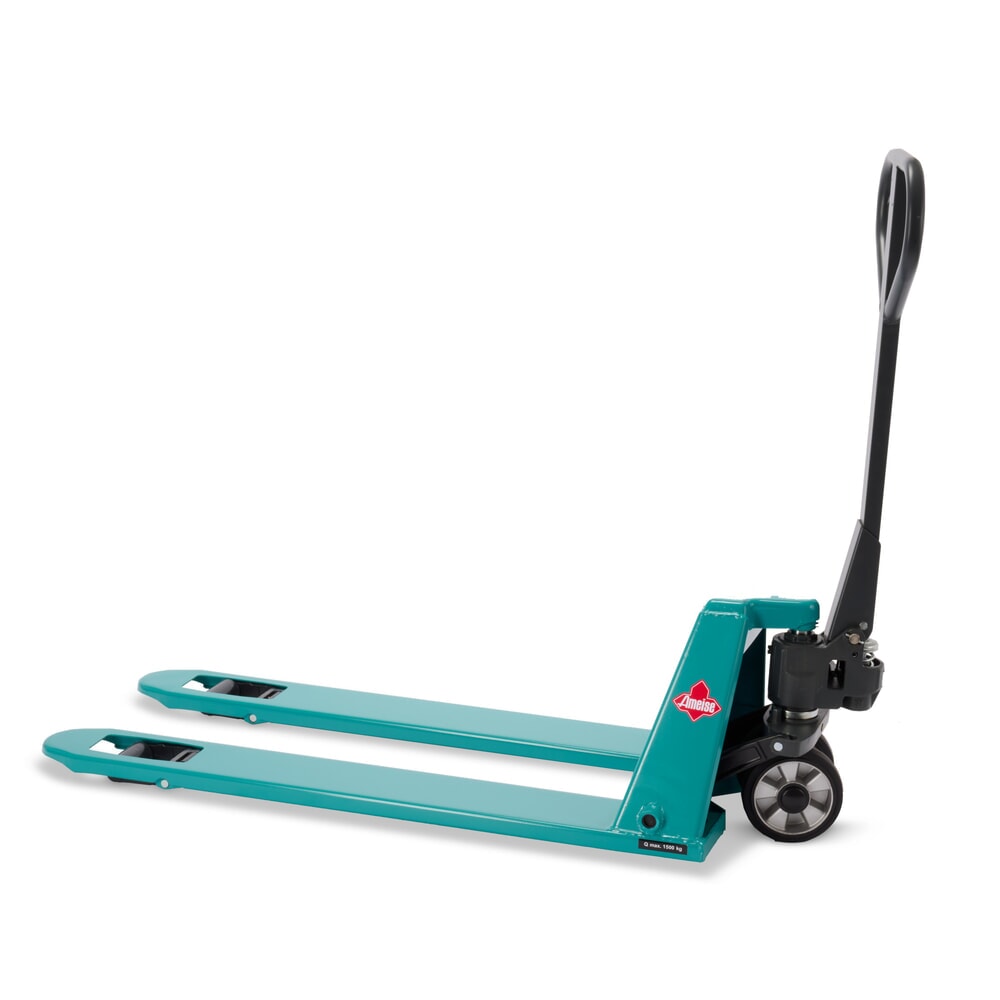 Číslo obrázka výrobku 3: Nízky ručný paletový vozík Ameise® PTM 1.5 Low, nosnosť 1500 kg, dĺžka vidlíc 1150 mm, celogumové/polyuretán