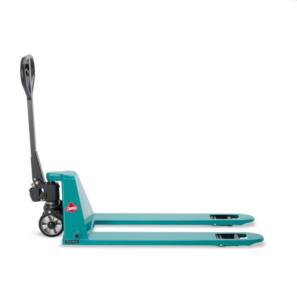 Nízky ručný paletový vozík Ameise® PTM 1.5 Low, nosnosť 1500 kg, dĺžka vidlíc 1150 mm, celogumové/polyuretán Číslo obrázka výrobku 5: Nízky ručný paletový vozík Ameise® PTM 1.5 Low, nosnosť 1500 kg, dĺžka vidlíc 1150 mm, celogumové/polyuretán