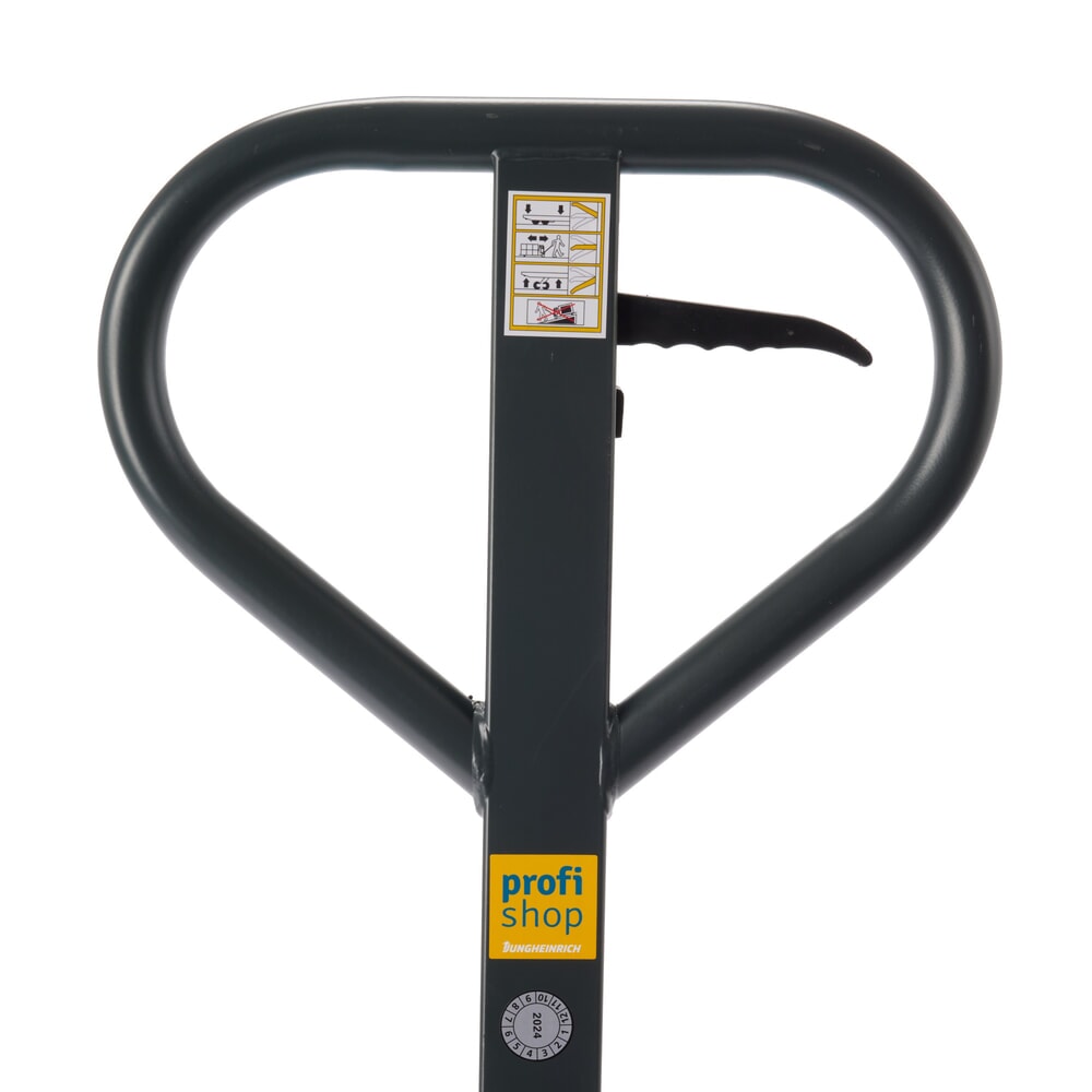 Číslo obrázka výrobku 10: Nízky ručný paletový vozík Ameise® PTM 1.5 Low, nosnosť 1500 kg, dĺžka vidlíc 1150 mm, celogumové/polyuretán