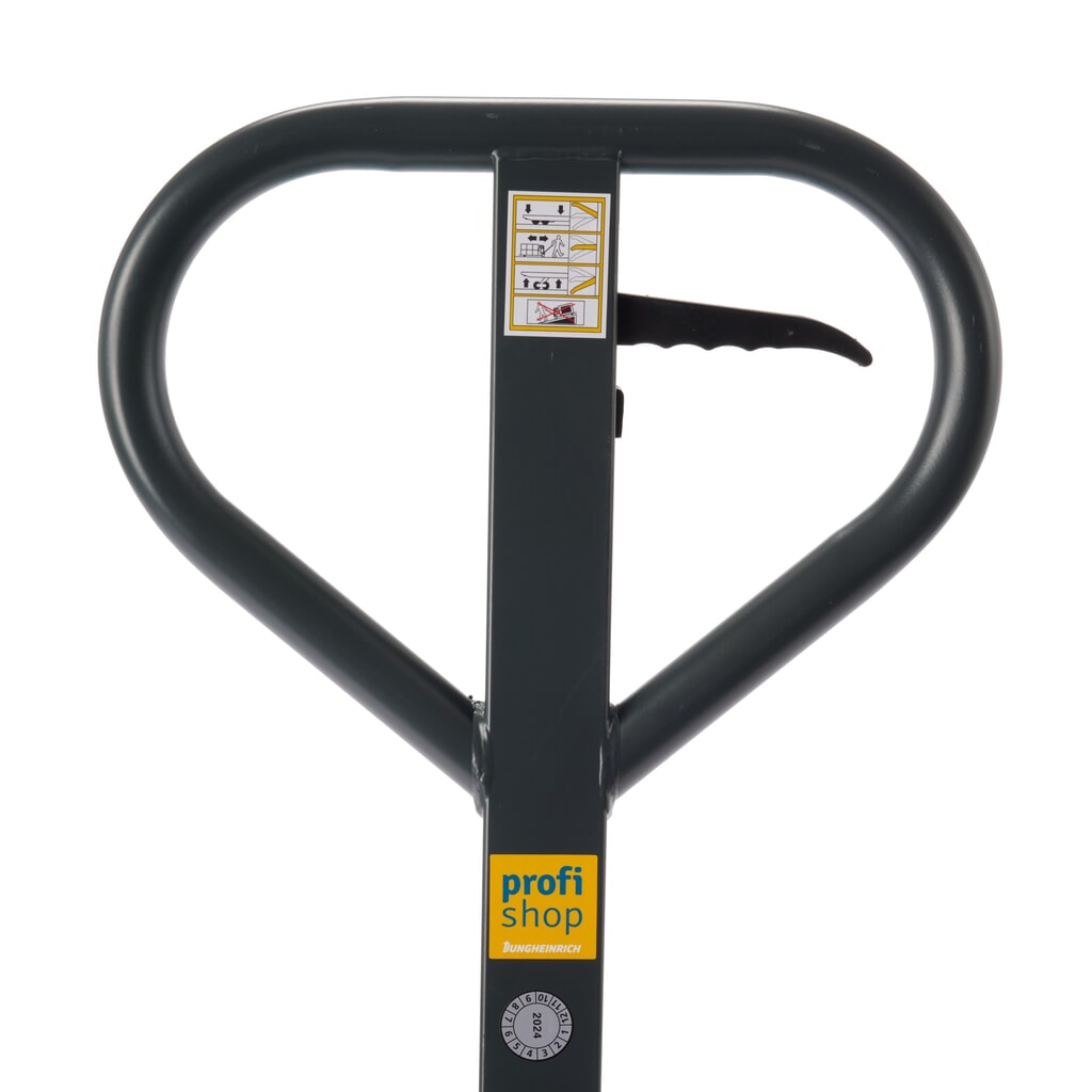 Číslo obrázka výrobku 10: Nízky ručný paletový vozík Ameise® PTM 1.5 Low, nosnosť 1500 kg, dĺžka vidlíc 1150 mm, celogumové/polyuretán