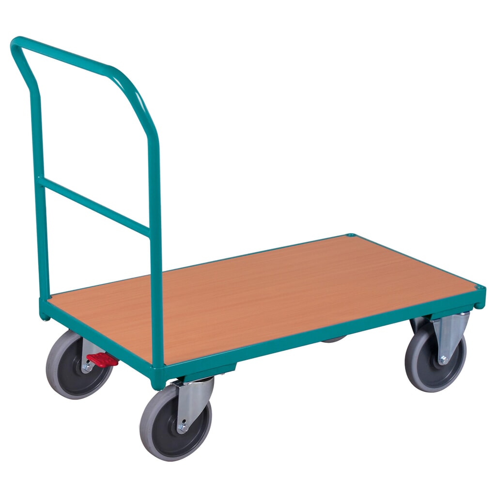 Plošinový vozík Ameise®, s riadidlami, ložná plocha Š x H 500 x 880 mm Obrázok výrobku: Plošinový vozík Ameise®, s riadidlami, ložná plocha Š x H 500 x 880 mm